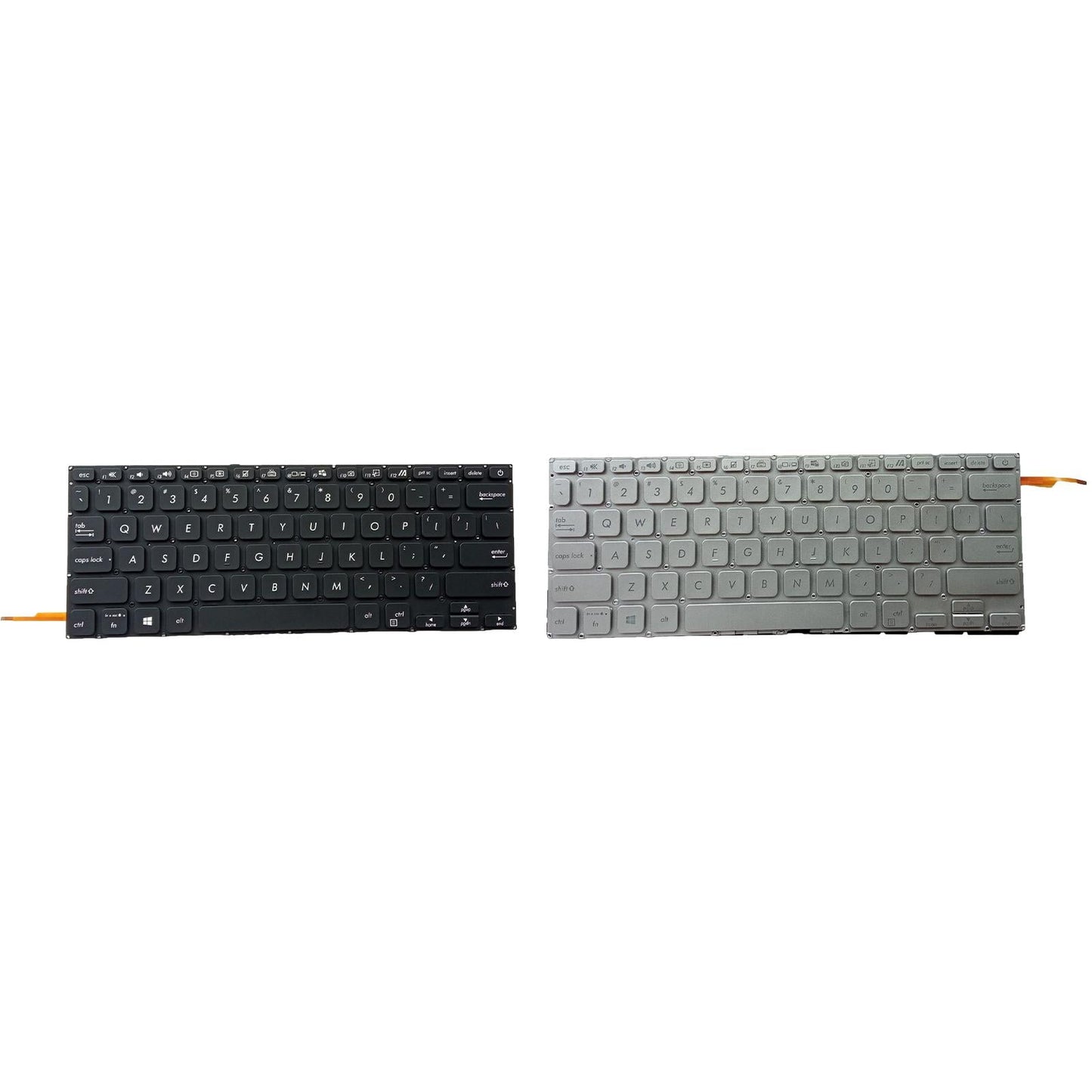 Laptop Keyboard US Layout Matte Durable for VivoBook 14 x415 x415J M4200U Silver