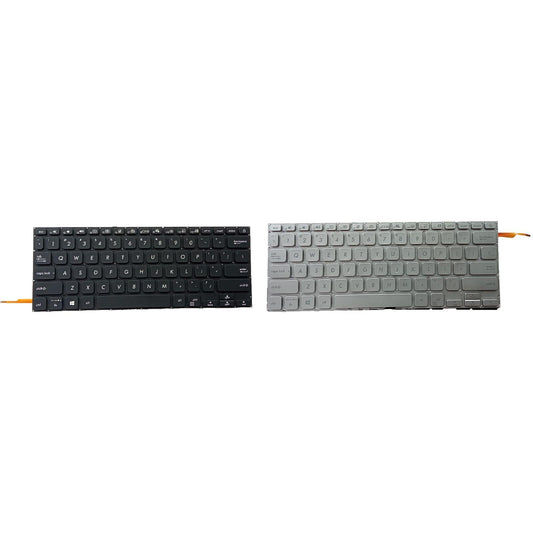 Laptop Keyboard US Layout Matte Durable for VivoBook 14 x415 x415J M4200U Silver