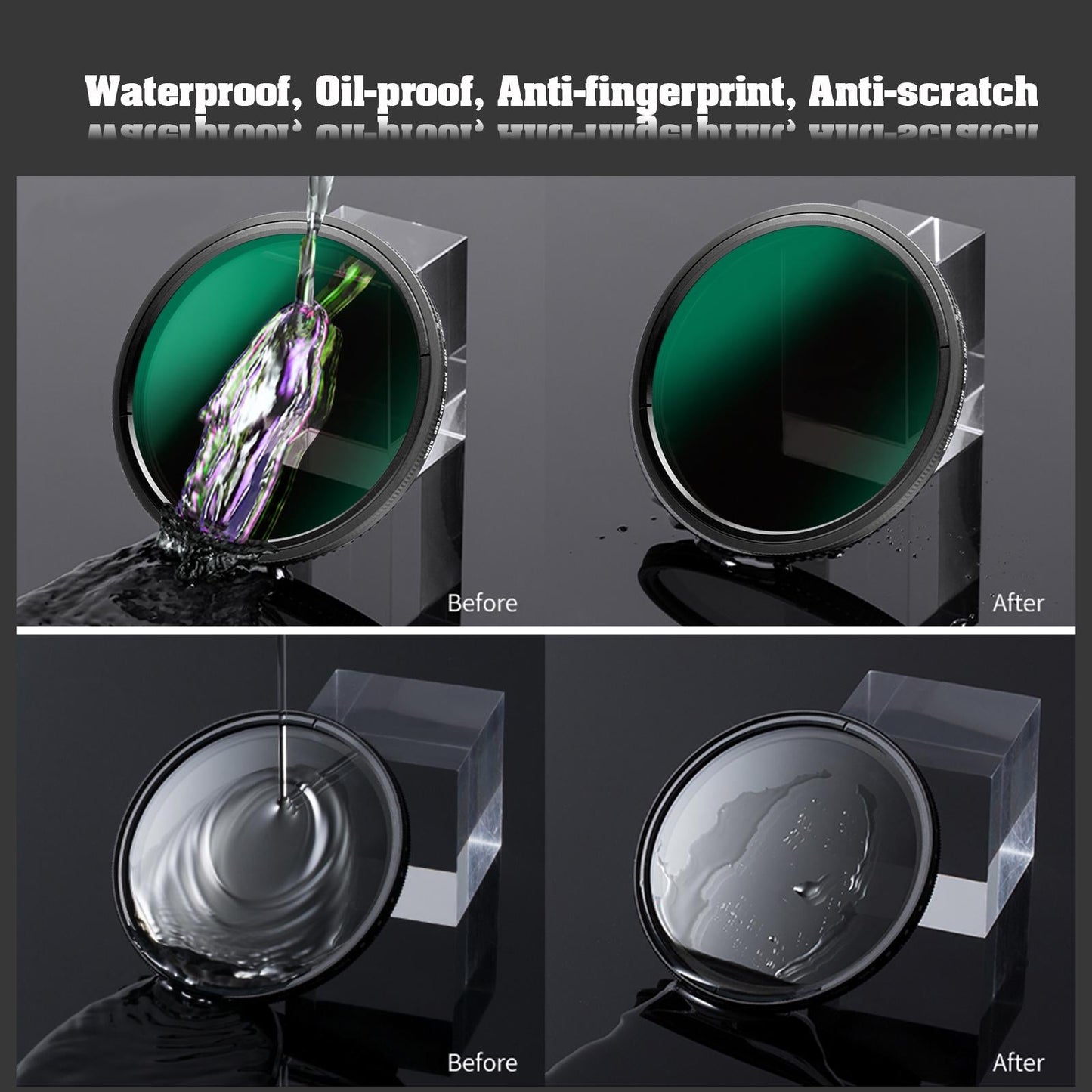 ND2 to ND1000 ND Filter for Camera Lenses Providing A Silky Smooth Effect 67mm