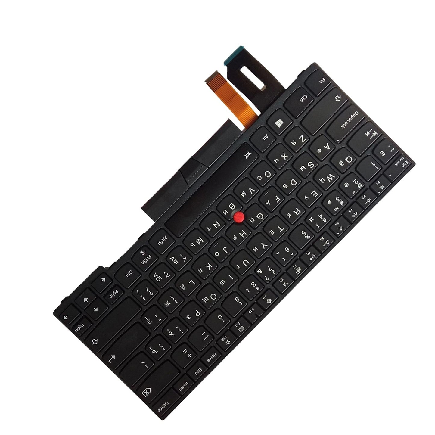 Russian Keyboard Russian Layout with Pointer for E480 E490 Backlit