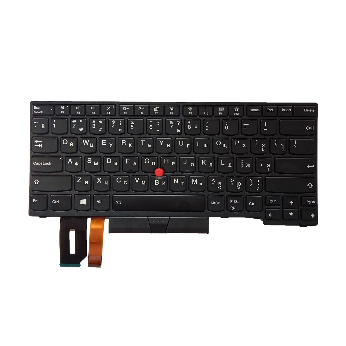 Russian Keyboard Russian Layout with Pointer for E480 E490 Backlit