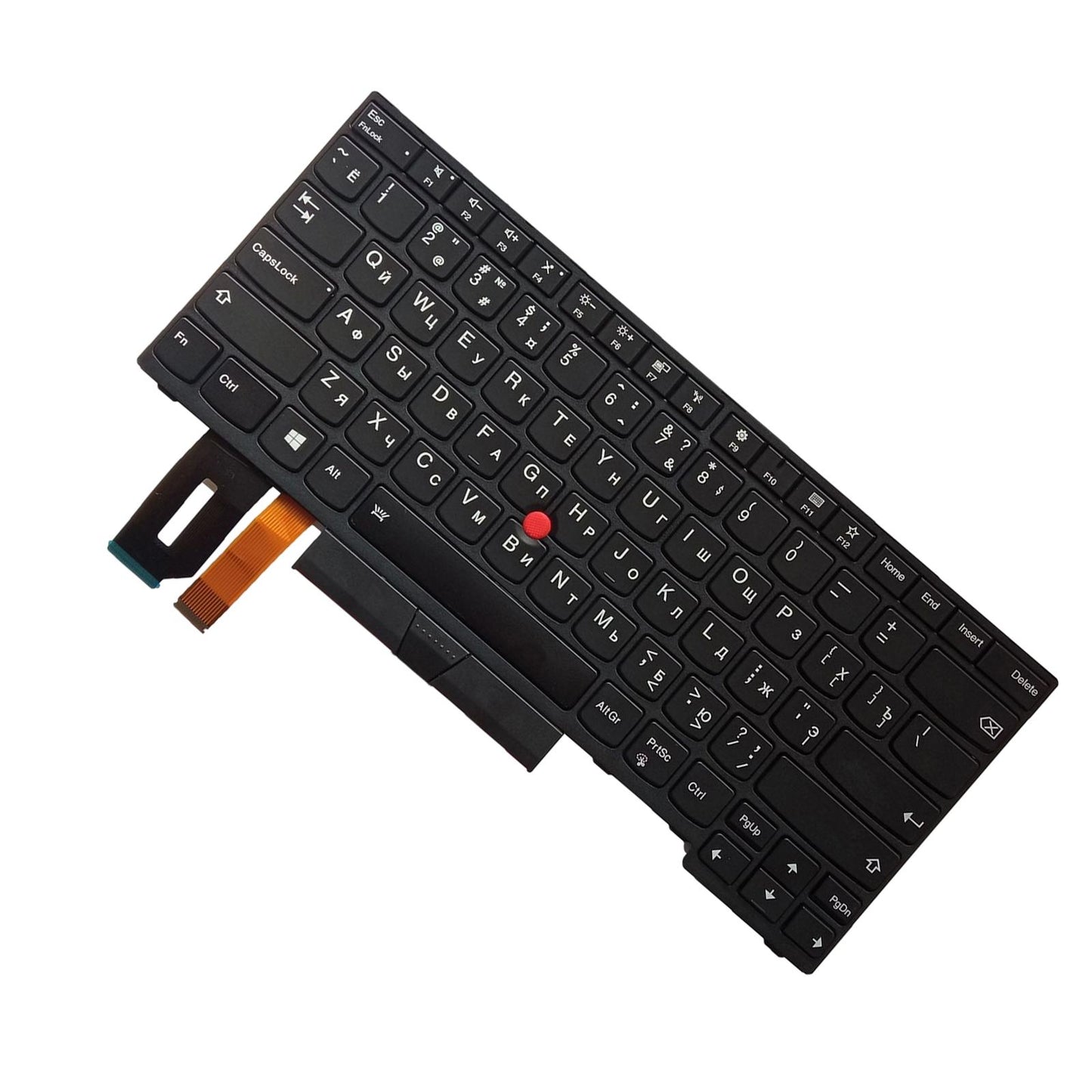 Russian Keyboard Russian Layout with Pointer for E480 E490 Backlit