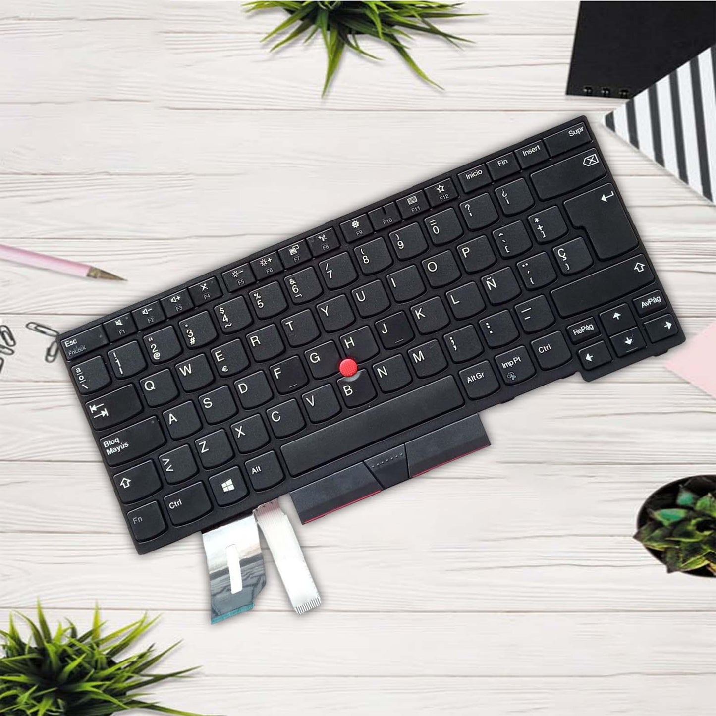 Laptop Keyboard for E480 E490 T480S L480 P43S E485 E495 No Backlit