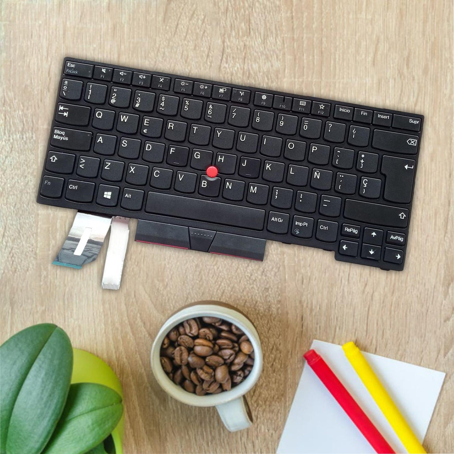 Laptop Keyboard for E480 E490 T480S L480 P43S E485 E495 No Backlit
