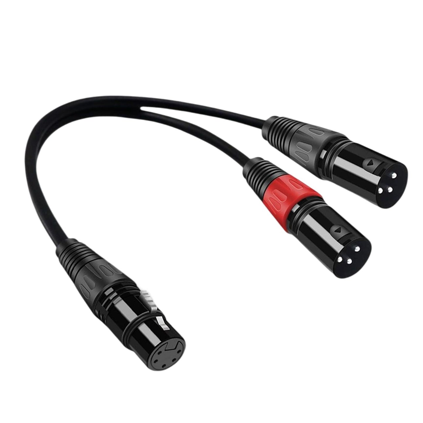 Dual DMX Male to XLR F Light for Speakers Power Amplifiers Dmx Stage Lights 1.5 meter