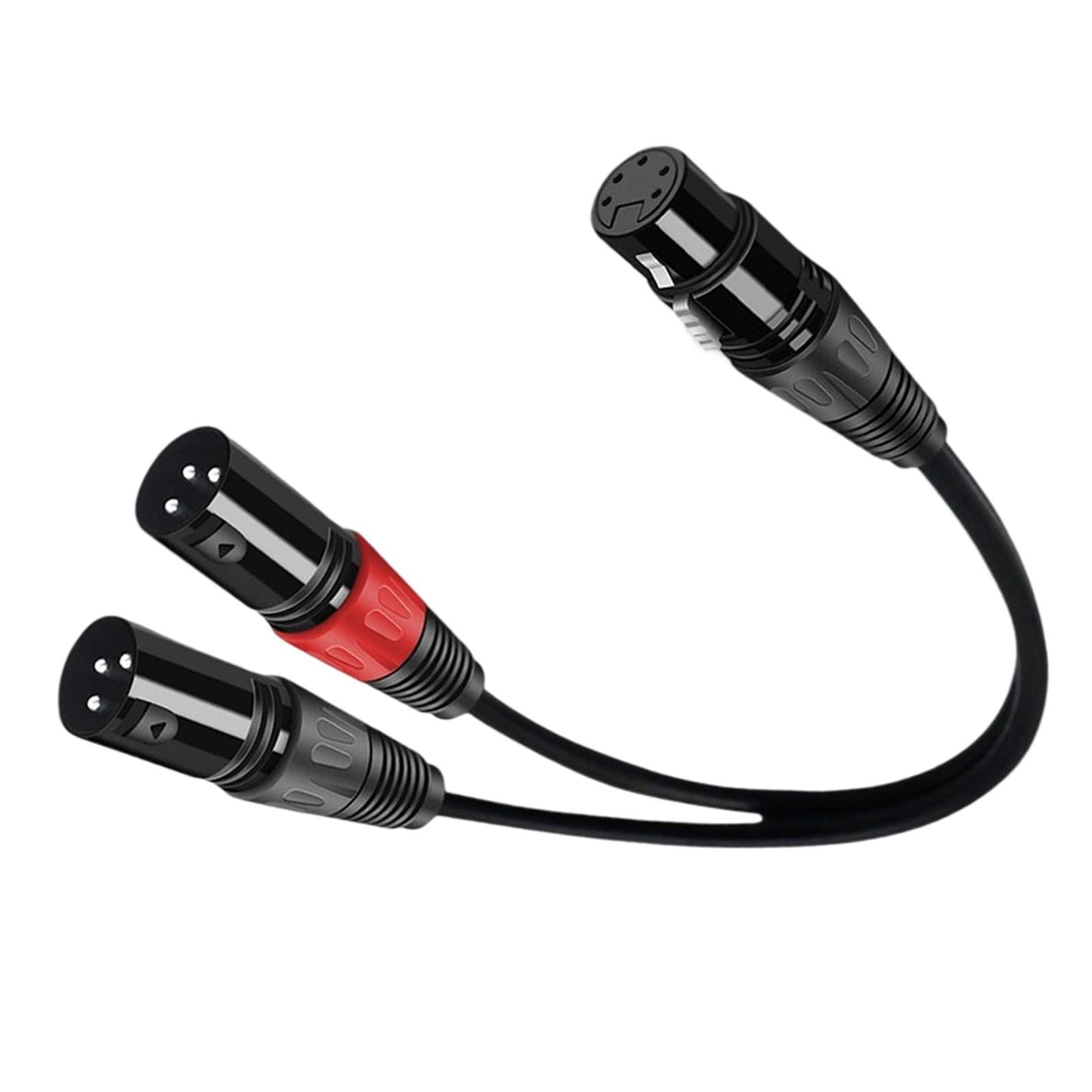 Dual DMX Male to XLR F Light for Speakers Power Amplifiers Dmx Stage Lights 1.5 meter