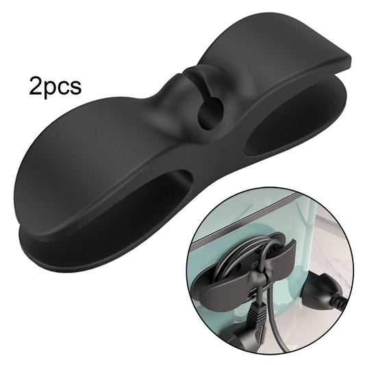 Kitchen Appliance Cable Winder Cable Holder Clip for Home Kitchen appliance Black