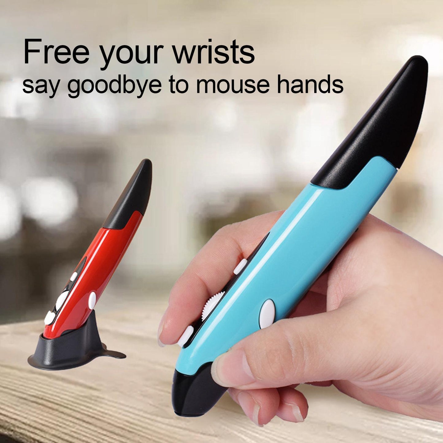 2.4G Wireless Mouse Pen Handwriting for Notebook Phone Laptop Gray