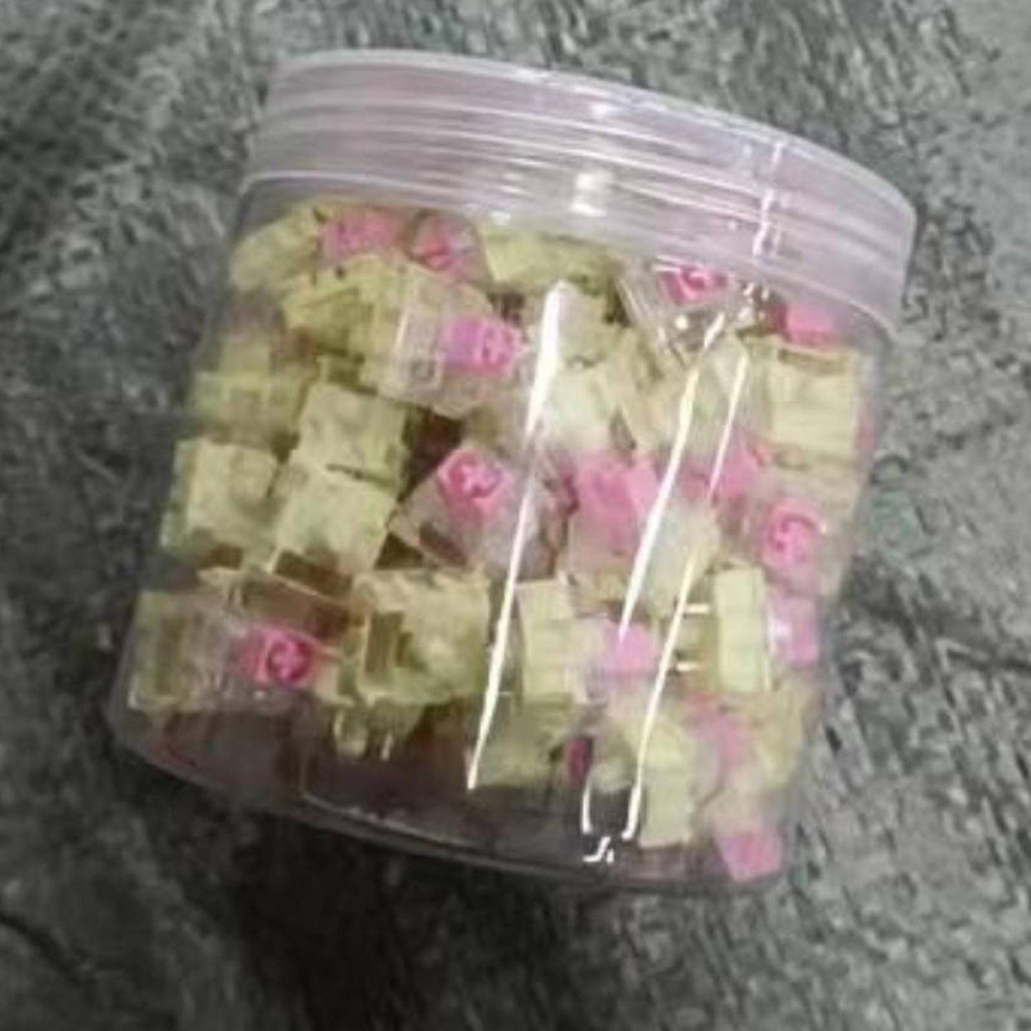 Mechanical Keyboard Switch Smooth Good Light Transmission for Ttc Gold Pink 100pcs