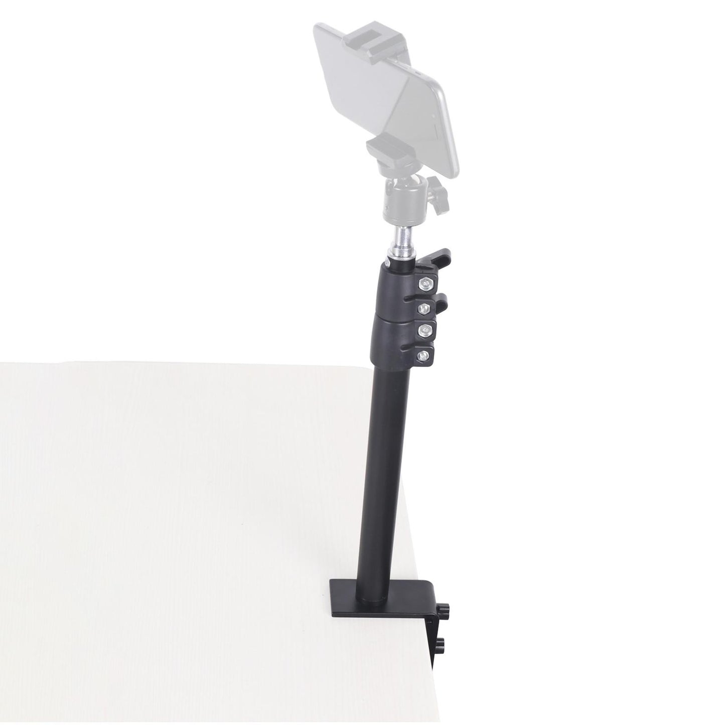 Adjustable Desk Mount Stand W/ 1/4 screws L clamp for light DSLR Desktop