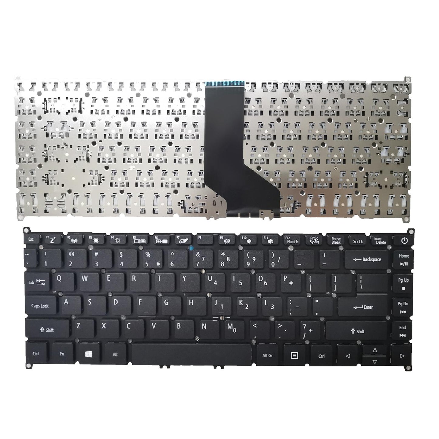Laptop Keyboard US Layout Matte Durable for A314-41 Replacement Black