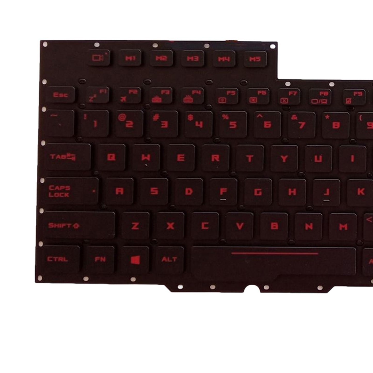 Professional Laptop Keyboard Black Replacement Spare Parts Premium for Gx700
