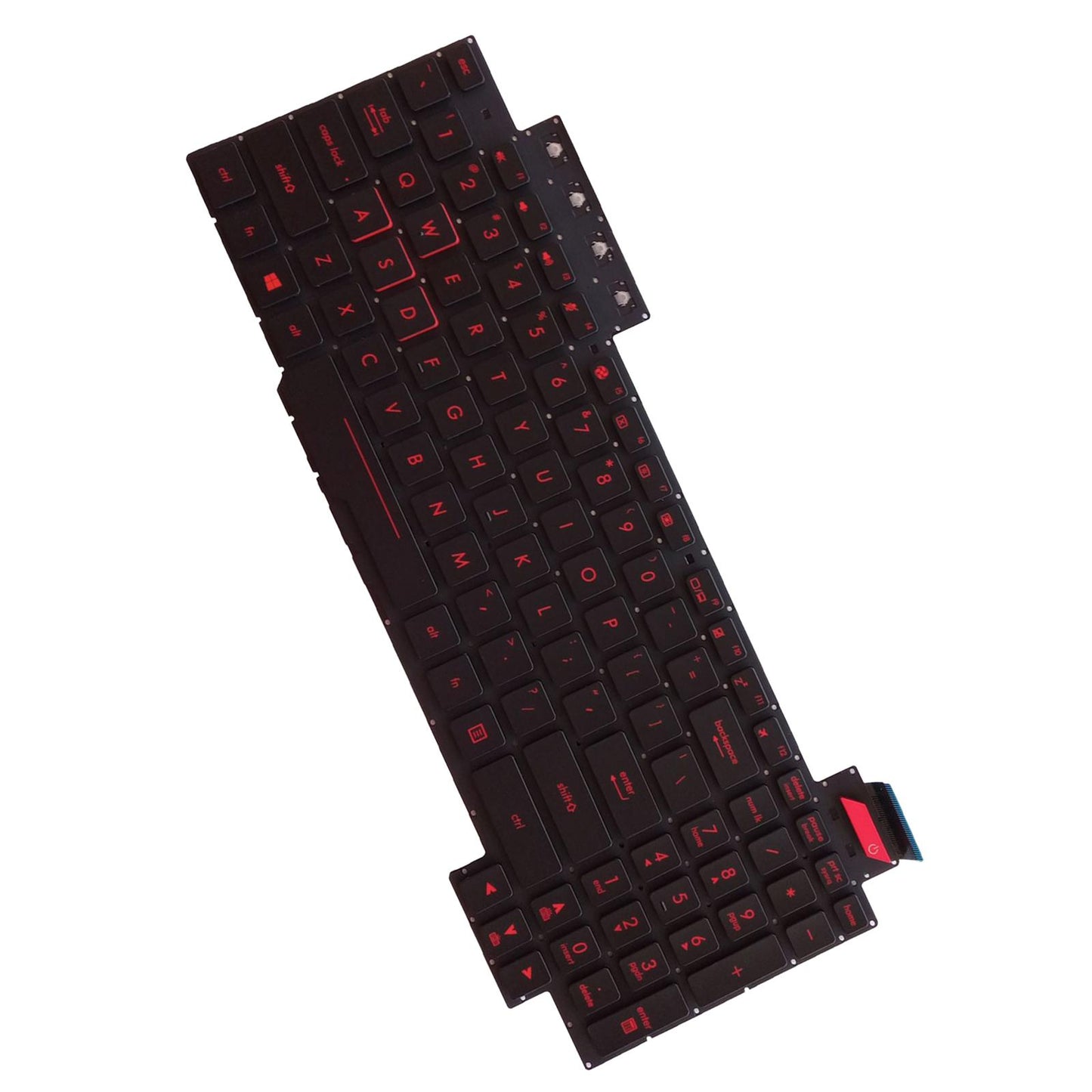 US Keyboard US Layout Backlit Matte for FX63 FX63V ZX63Ve FX503Vm