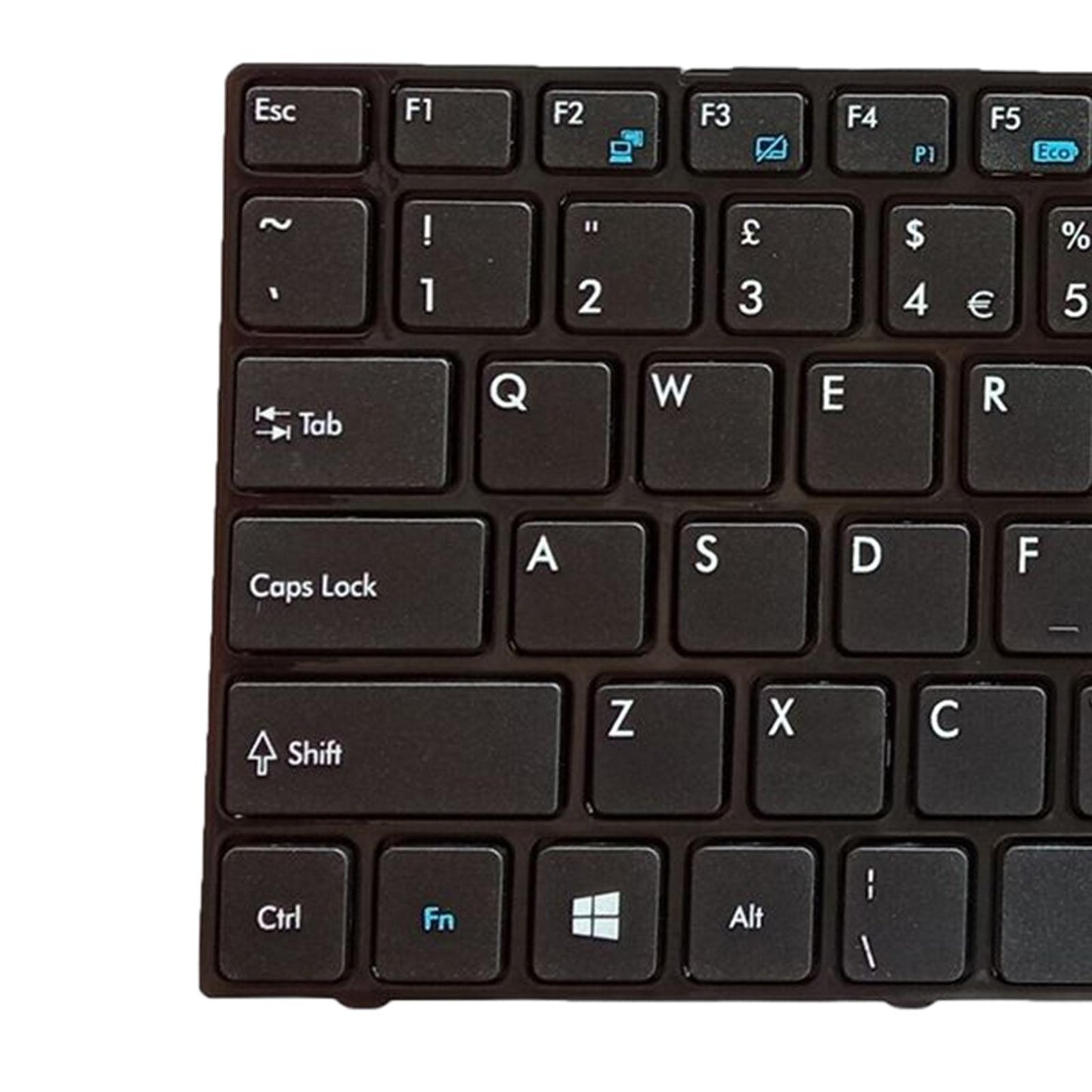 Laptop Keyboard US Layout Matte with Frame for MSI CR420 CR400 EX465