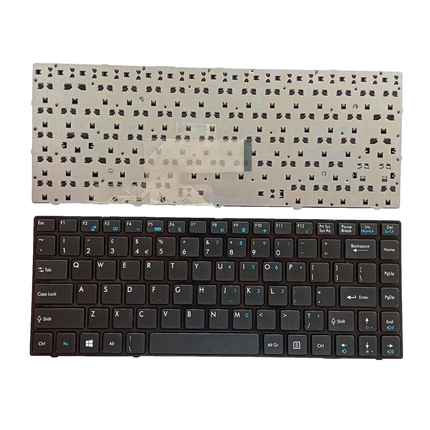 Laptop Keyboard US Layout Matte with Frame for MSI CR420 CR400 EX465