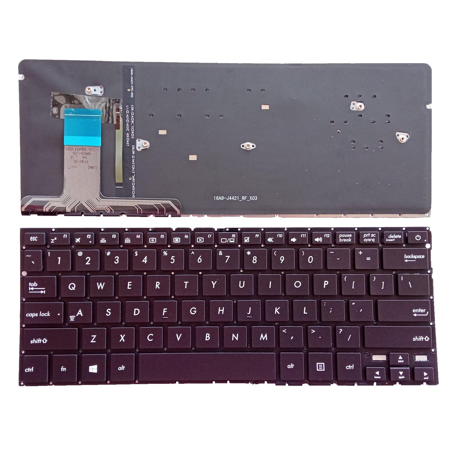 US Keyboard US Layout Backlit Matte for UX330 UX330 Accessories Replacement
