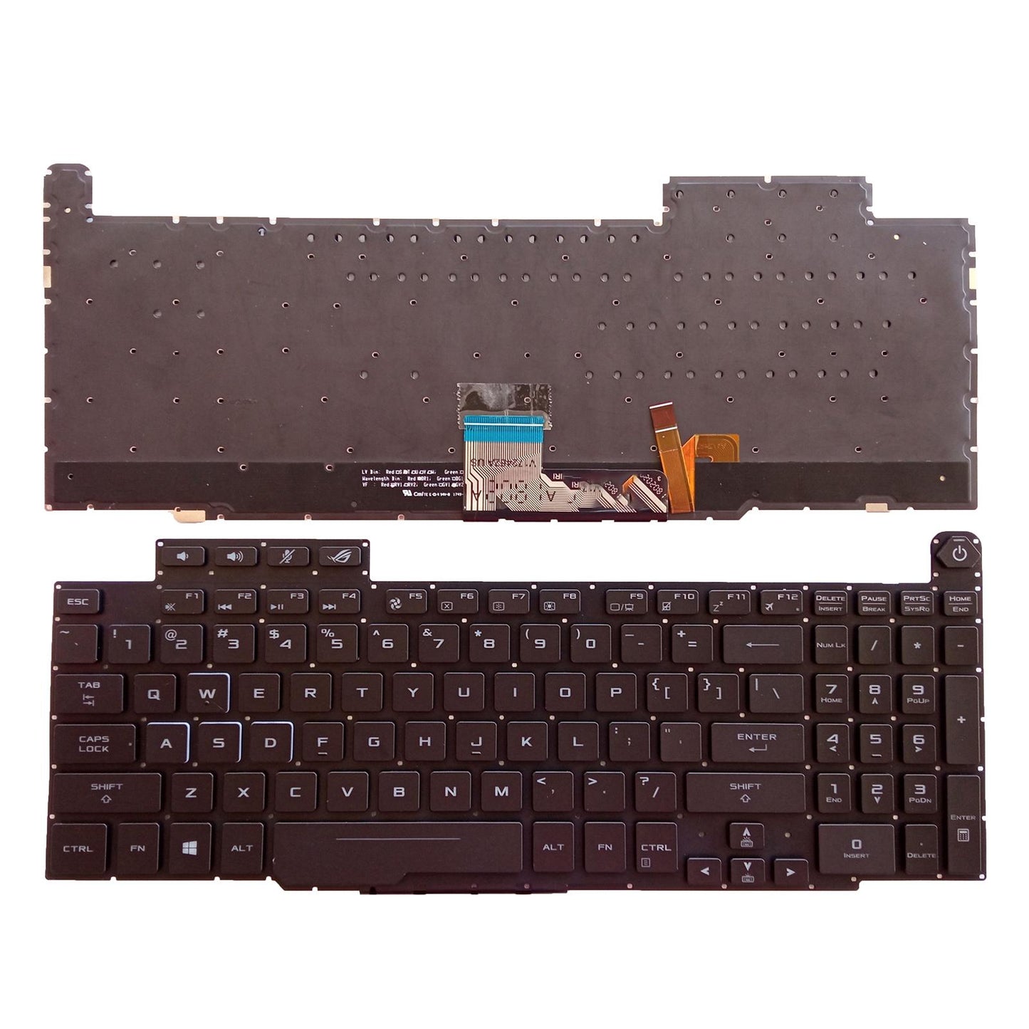 Laptop Replacement Keyboard US English for GM501/GM GM501/gm