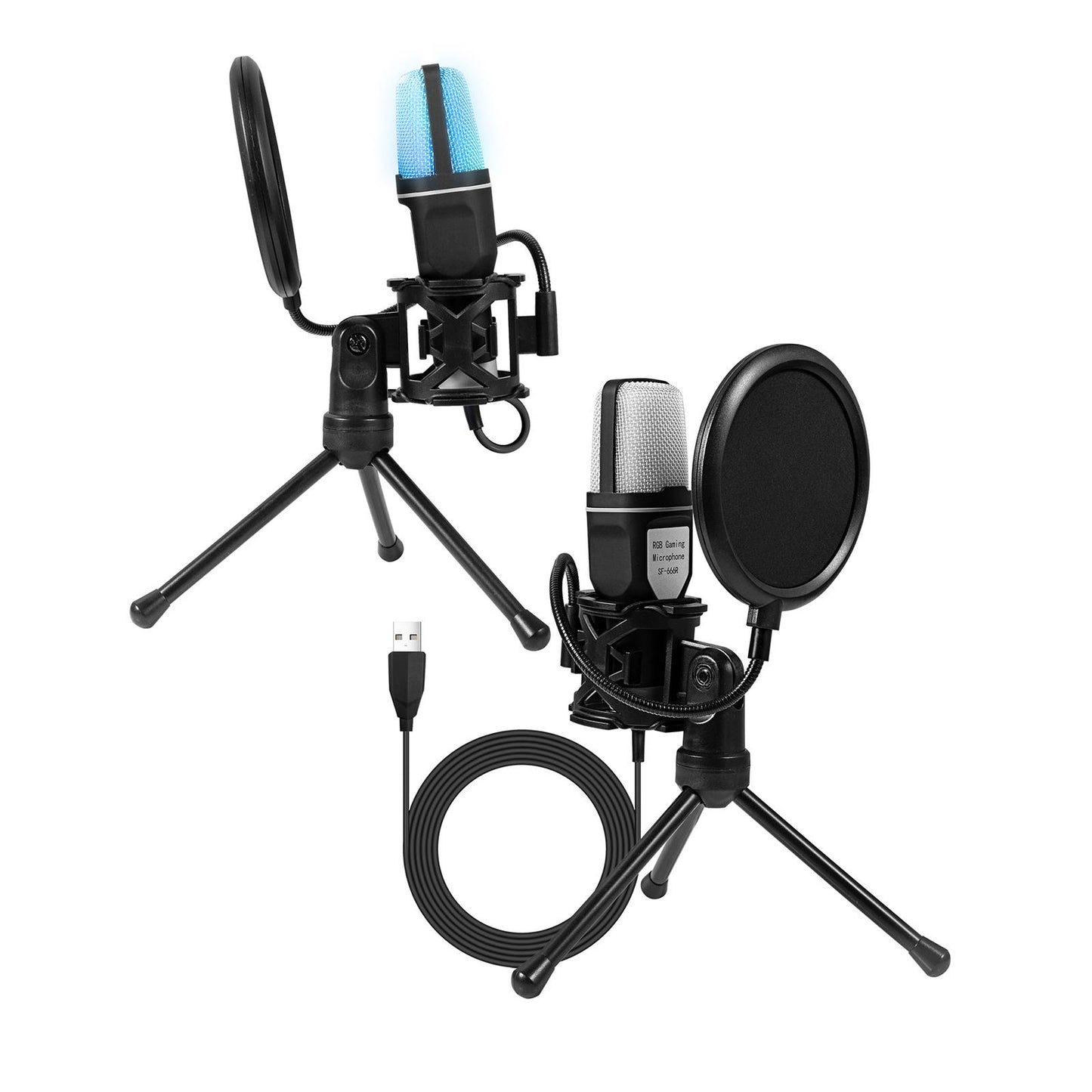 Condenser Microphone Noise Cancelling for Video Recording Gaming Streaming