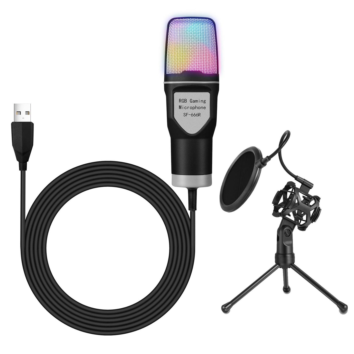Condenser Microphone Noise Cancelling for Video Recording Gaming Streaming