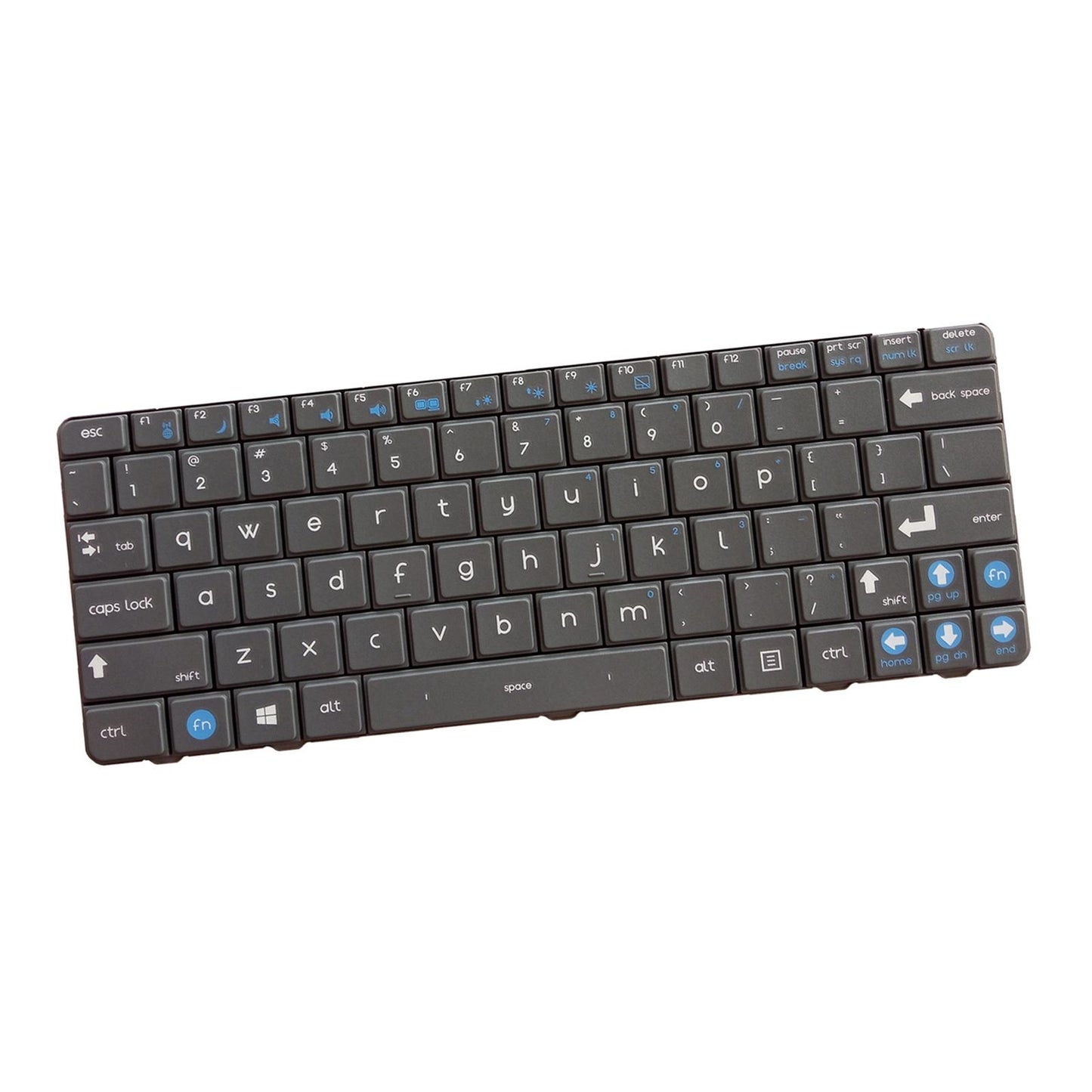 US Layout Laptop Keyboard Direct Replaces for N230 N210 Accessory Gray