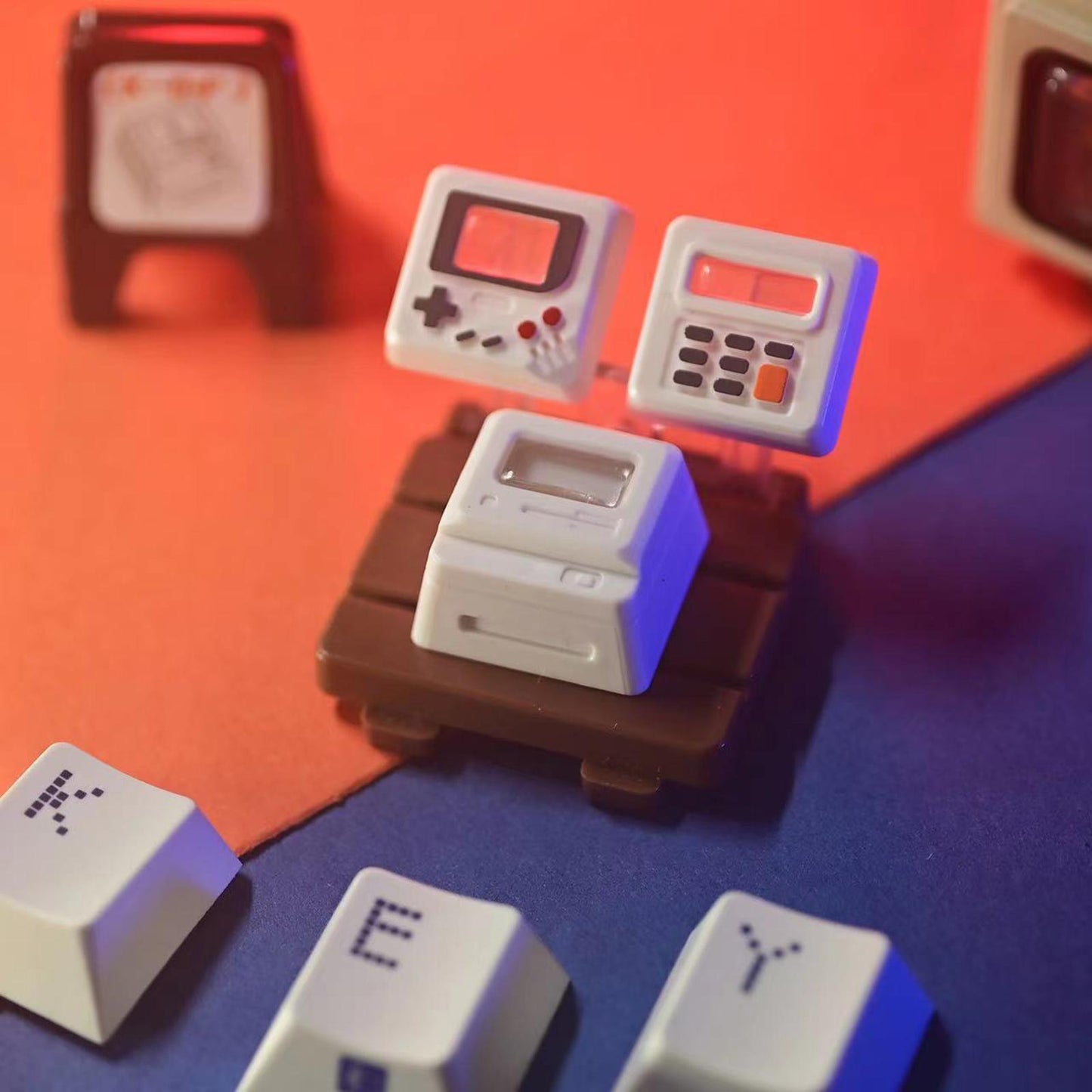 Durable Computer keycaps Direct Replaces for Mechanical Gaming Keyboard White
