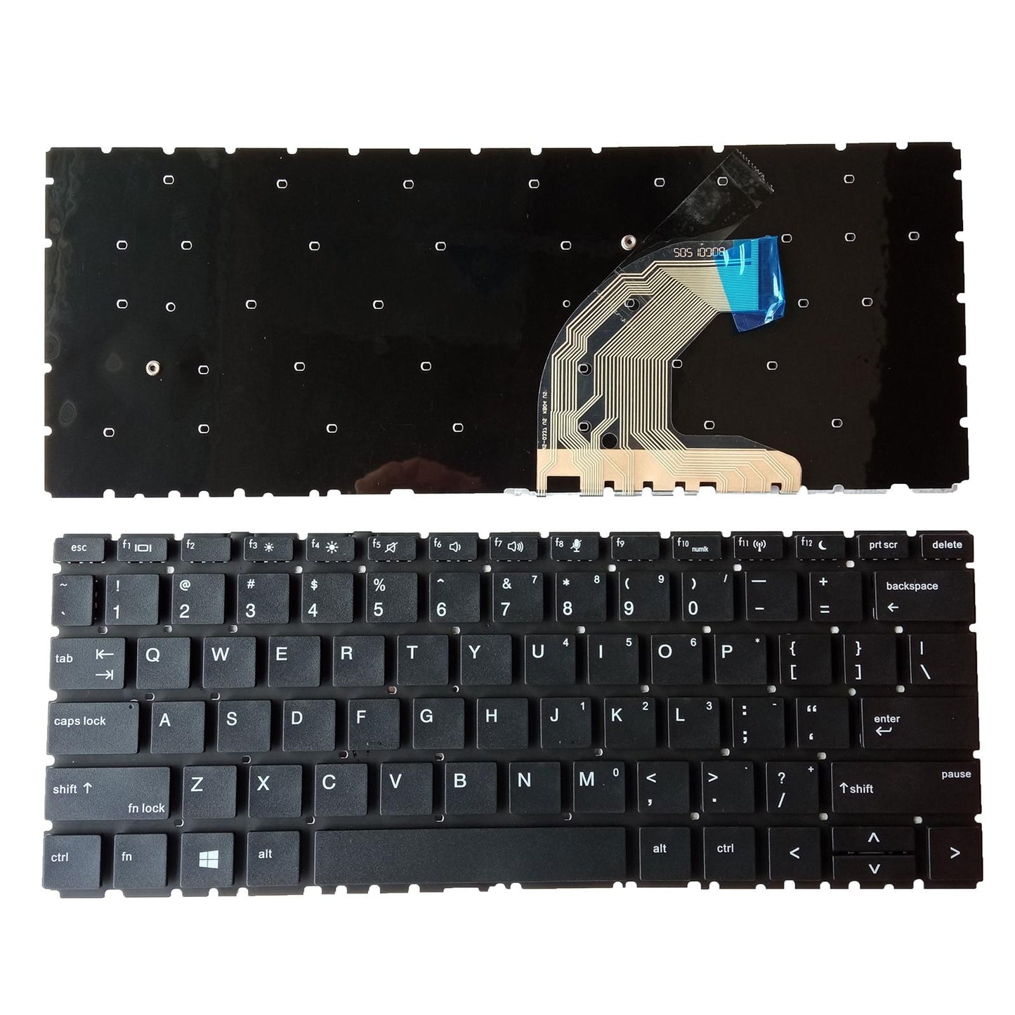 Replacement Keyboard Black English for HP 430 435 G6 High Quality Replace