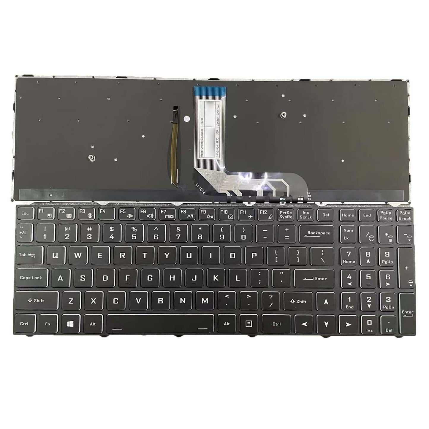 Laptop Replacement Keyboard US Layout for Replace Gx8 ZX6-Ct5DA Professional