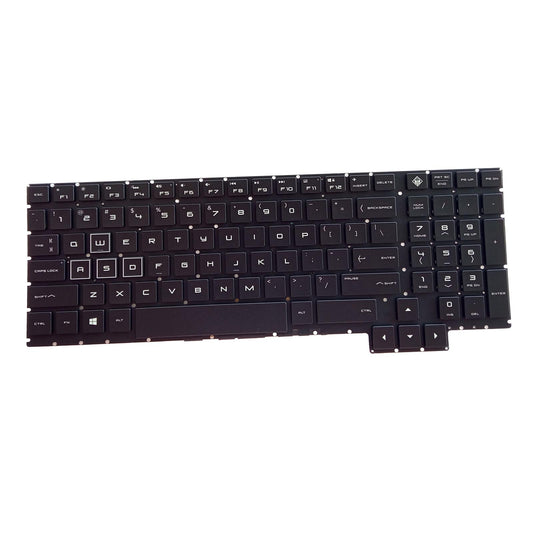 Sturdy US Layout Keyboard Plastic with Backlight for 15-Ce199NR 15-Ce198WM