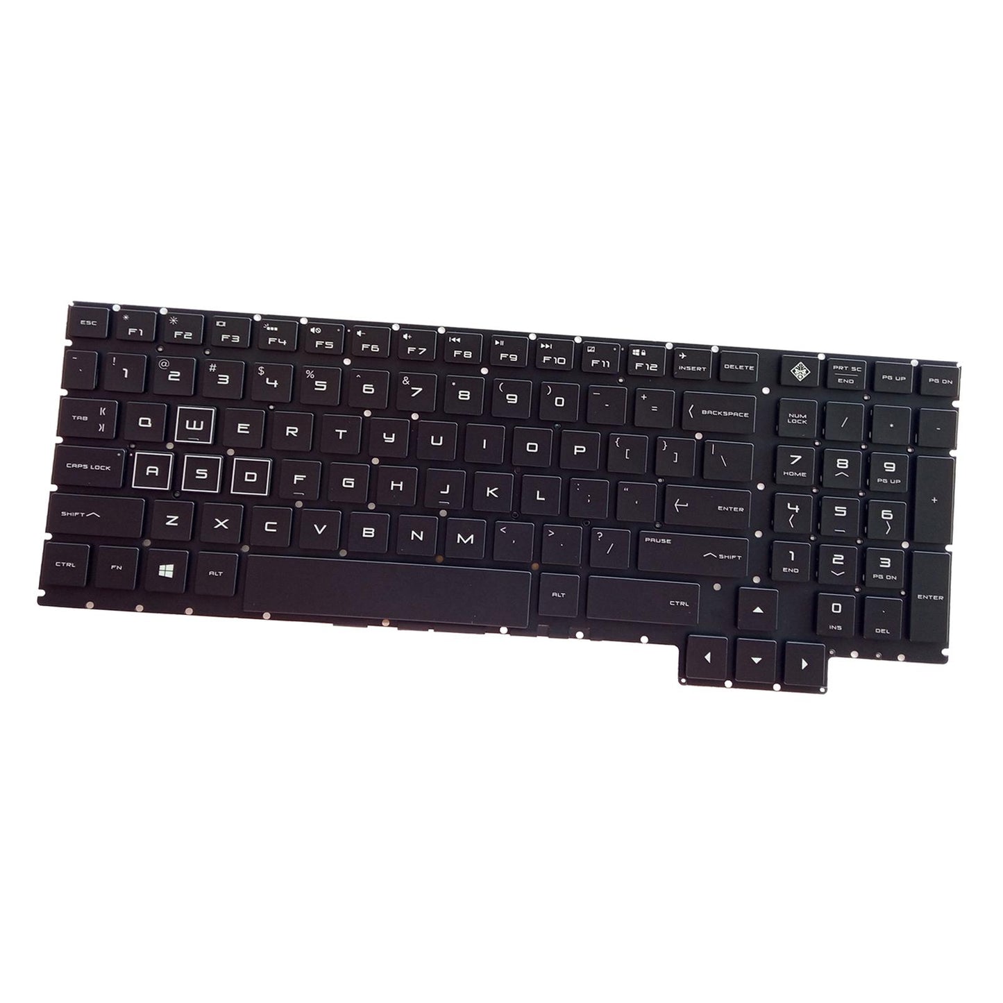 Sturdy US Layout Keyboard Plastic with Backlight for 15-Ce199NR 15-Ce198WM