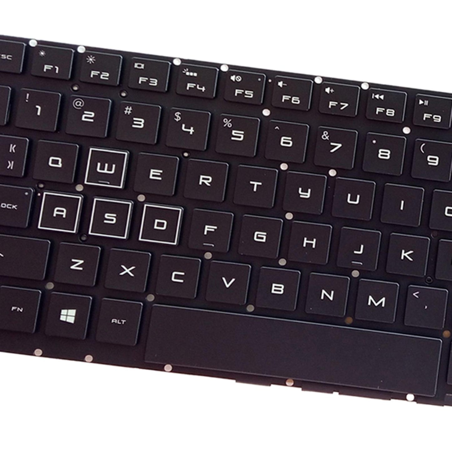 Sturdy US Layout Keyboard Plastic with Backlight for 15-Ce199NR 15-Ce198WM