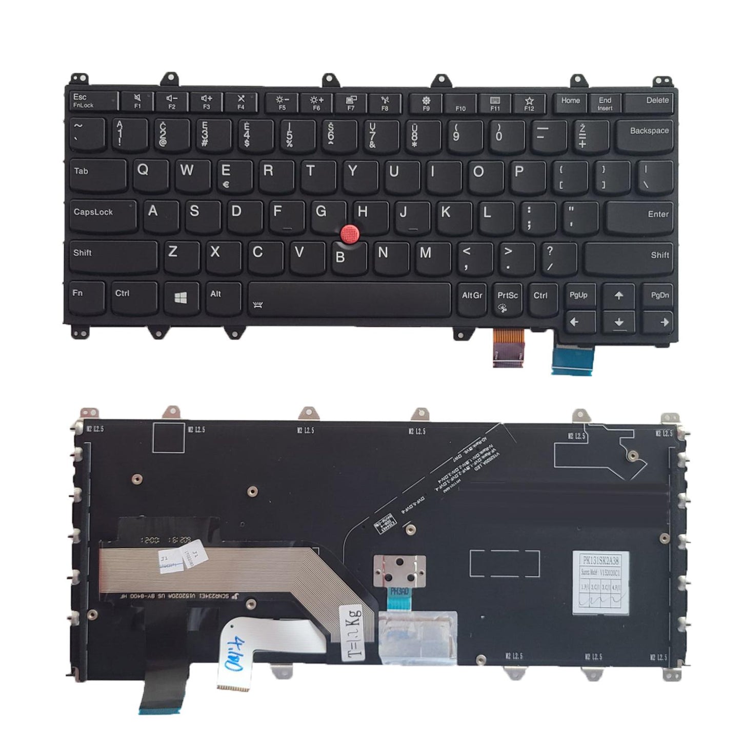 Laptop Keyboard US English Layout for Yoga 370 x380 Replaces