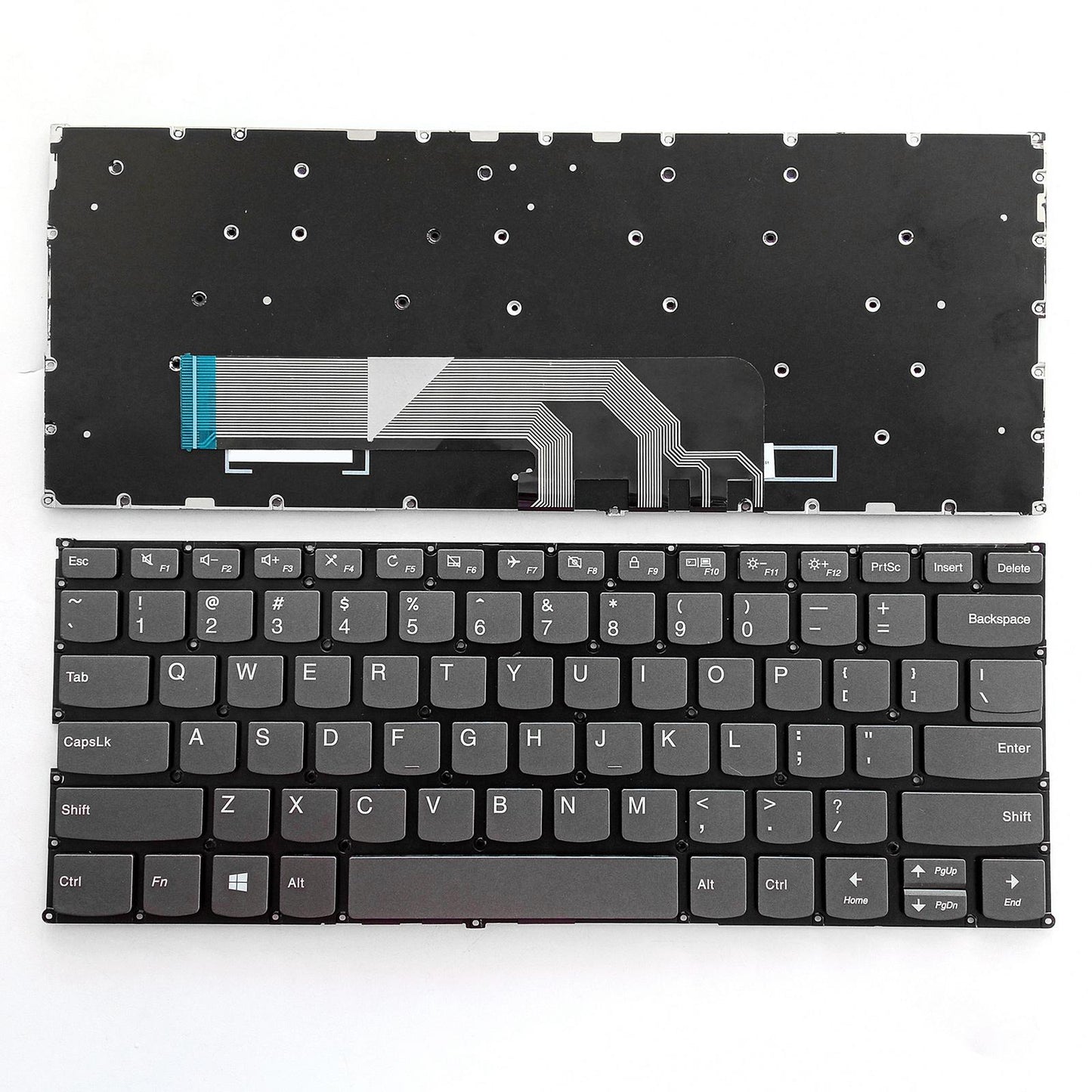 Replacement Keyboard US Layout Parts Durable for 730-15IKB Yoga 530-14Arr