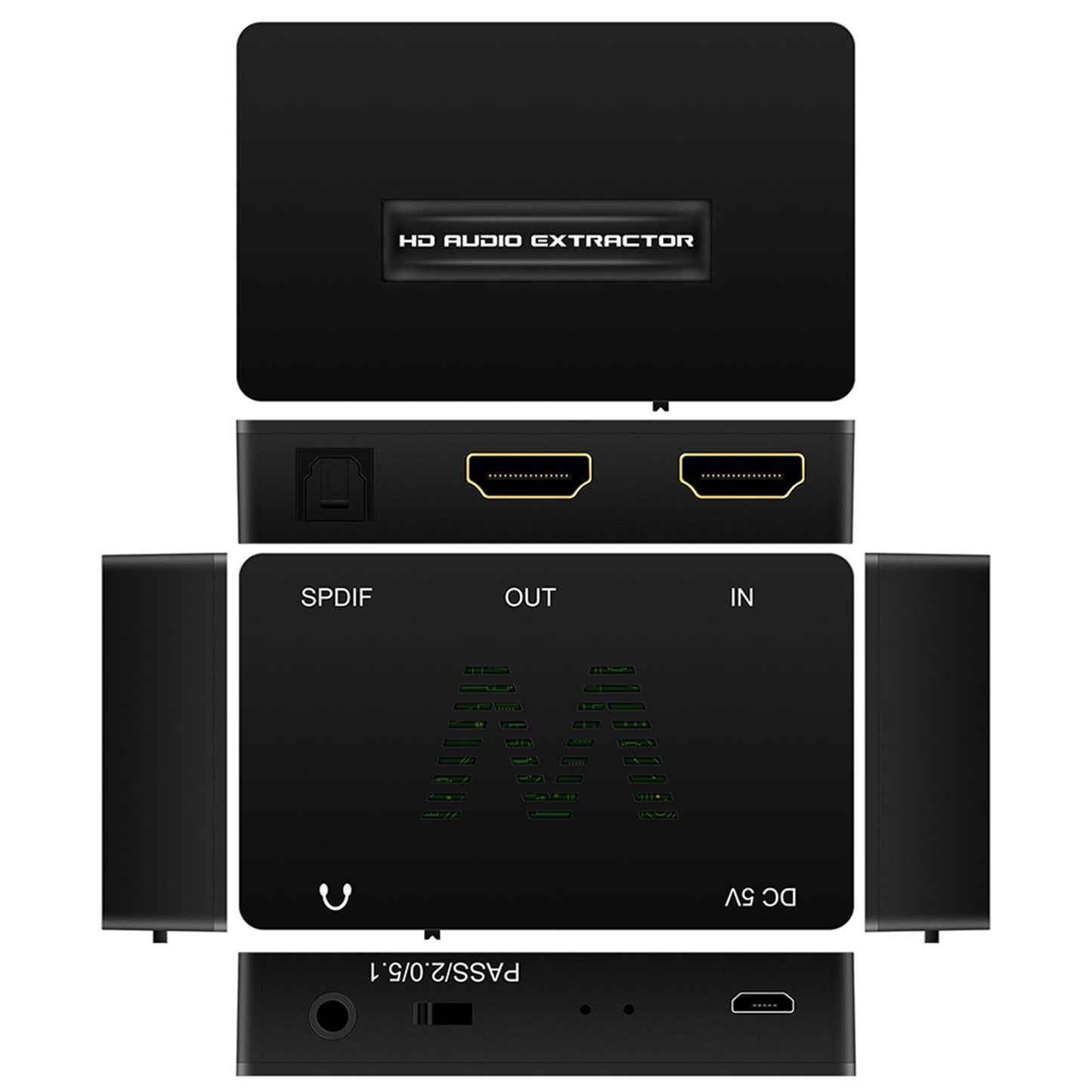 Audio Extractor to +SPDIF Stereo for Audio and Video Accessories