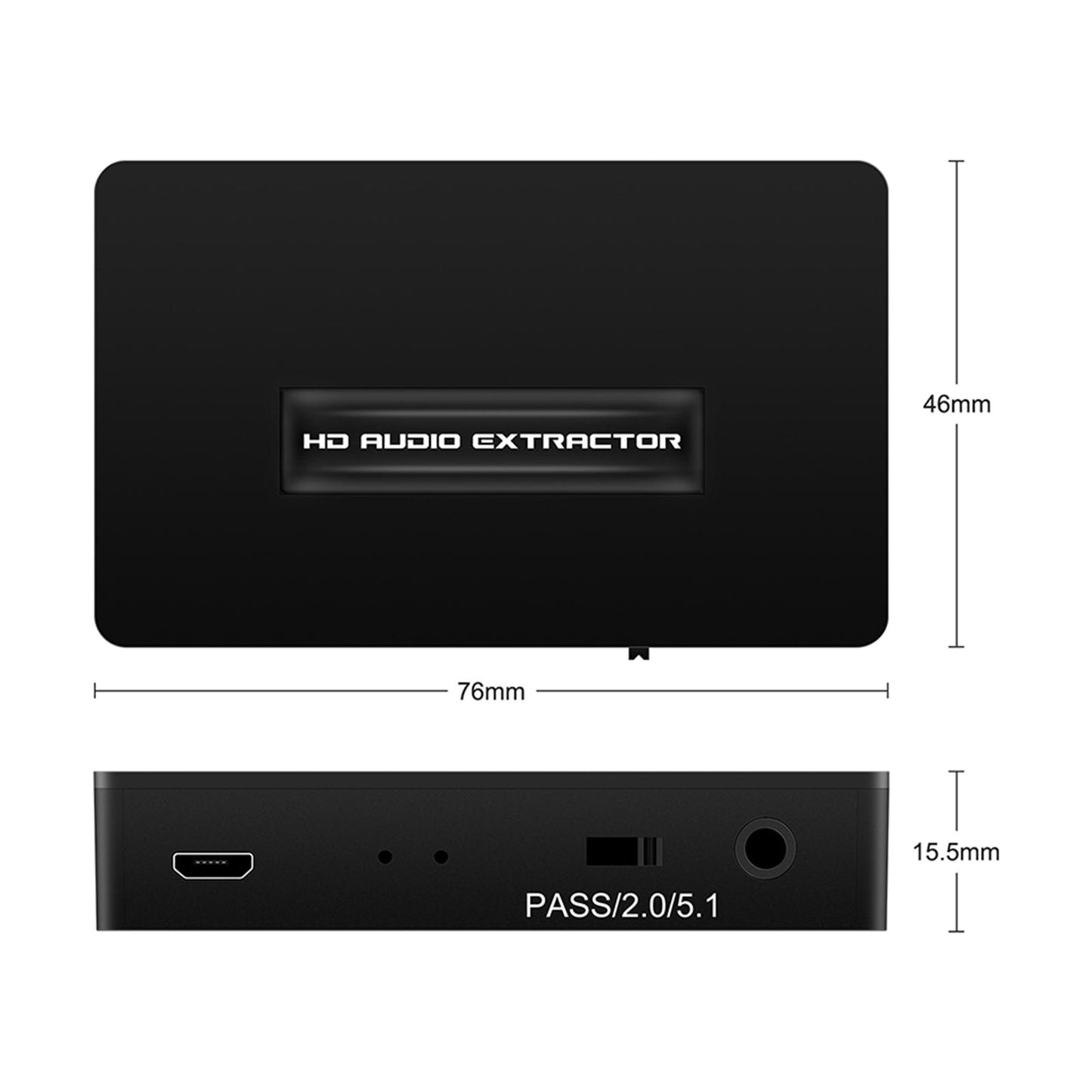 Audio Extractor to +SPDIF Stereo for Audio and Video Accessories