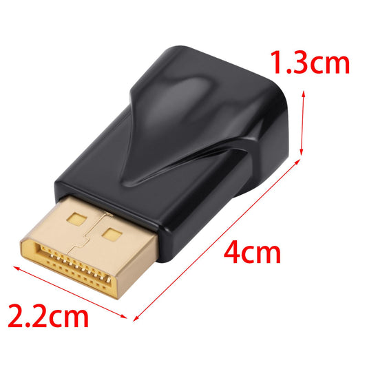 1080P DisplayPort DP to VGA Adapter Converter Connector for HDTV PC Desktop