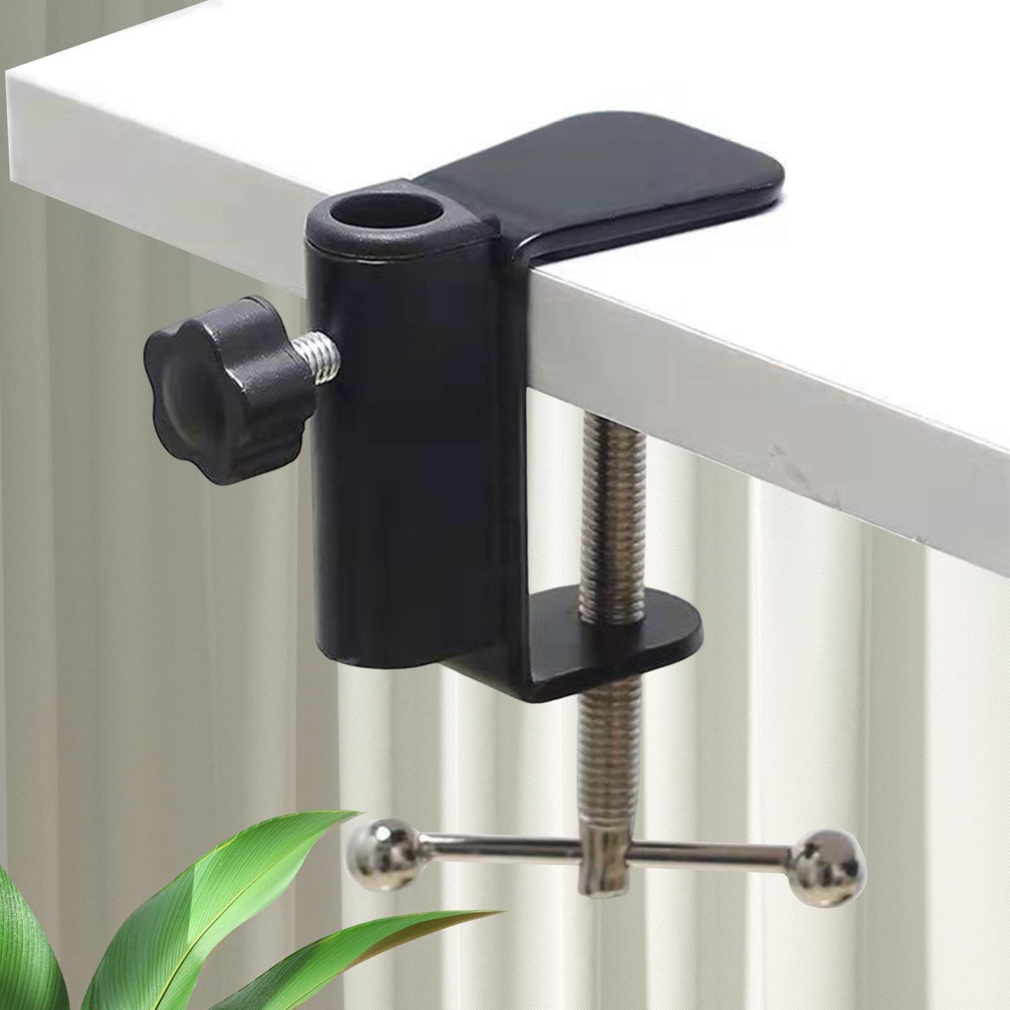 Table Mount Clamp Nonslip Mounting Clip for Lamp Base Mic Arm Stand