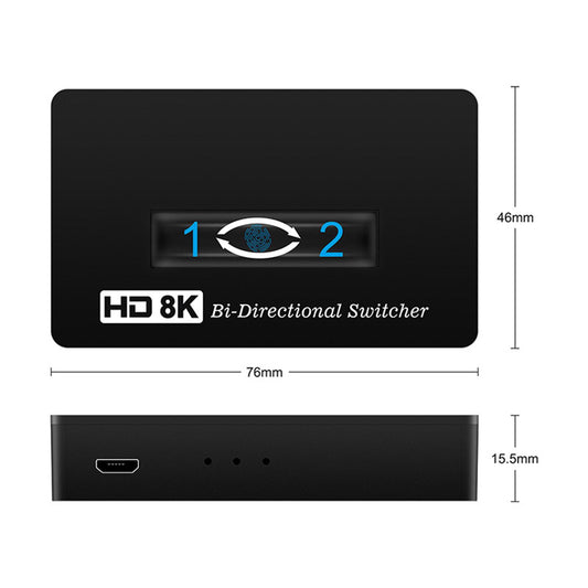 Multifunction 2 in 1 Out Switch Converter Lightweight Connection for Laptop