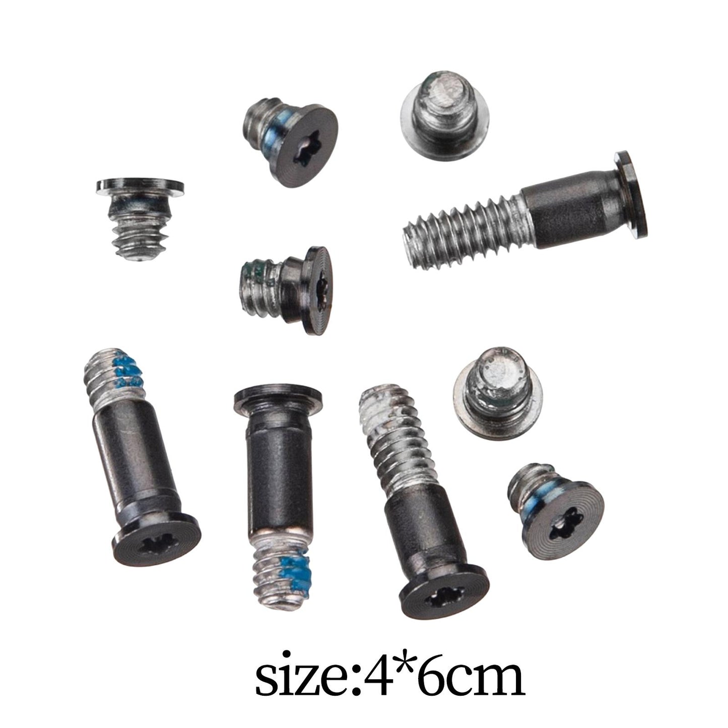 10 Pieces Sturdy Bottom Case Cover Screws Replace for 13in A1932 Accessories Gray