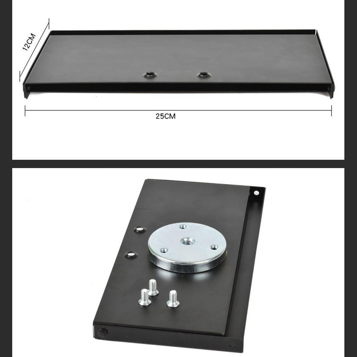 Foldable Tripod Tray Platform Attachment Stand Metal for Camping Laptop