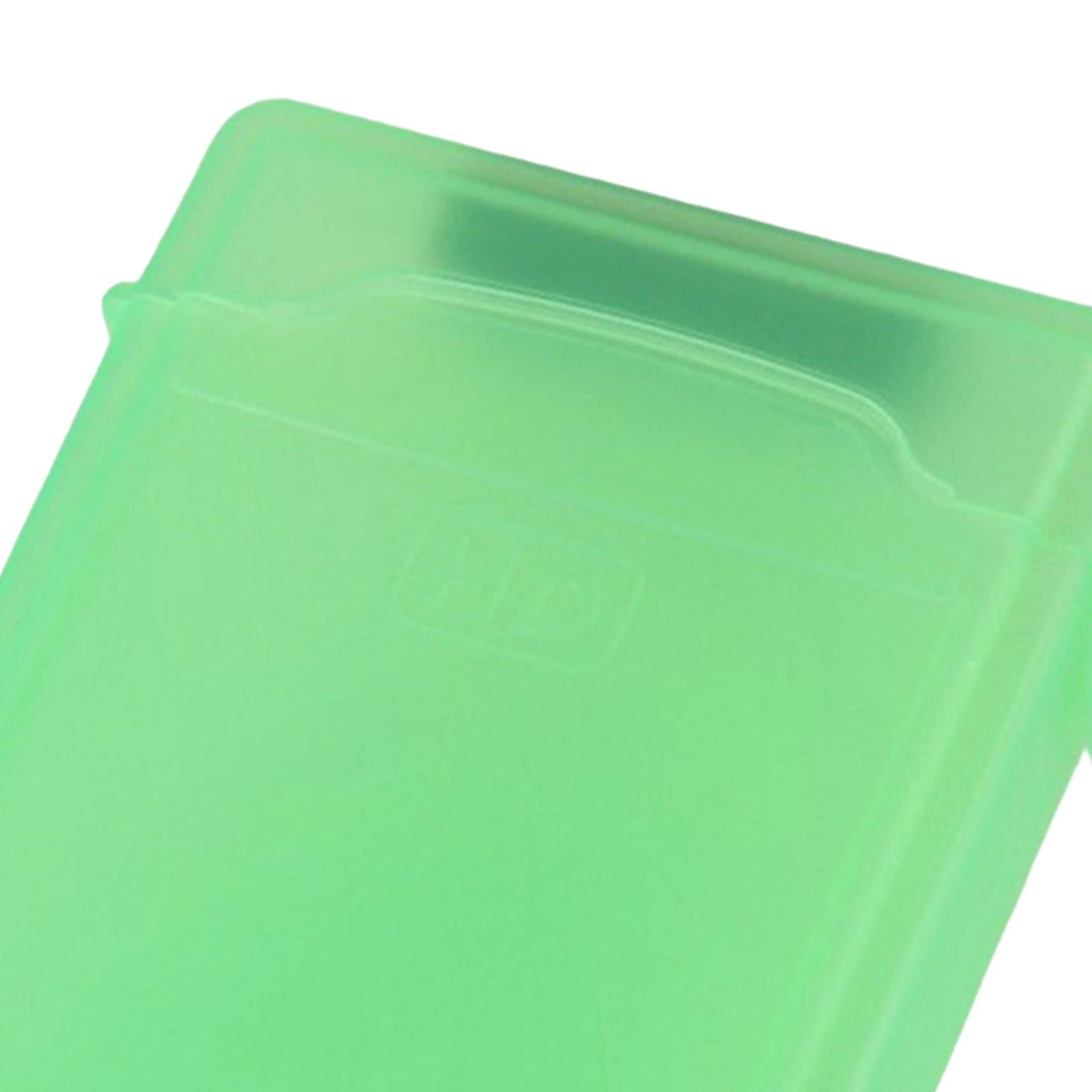 Travel 3.5'' SATA Hard Disk Drive HDD Case Waterproof Impact Resistant Green