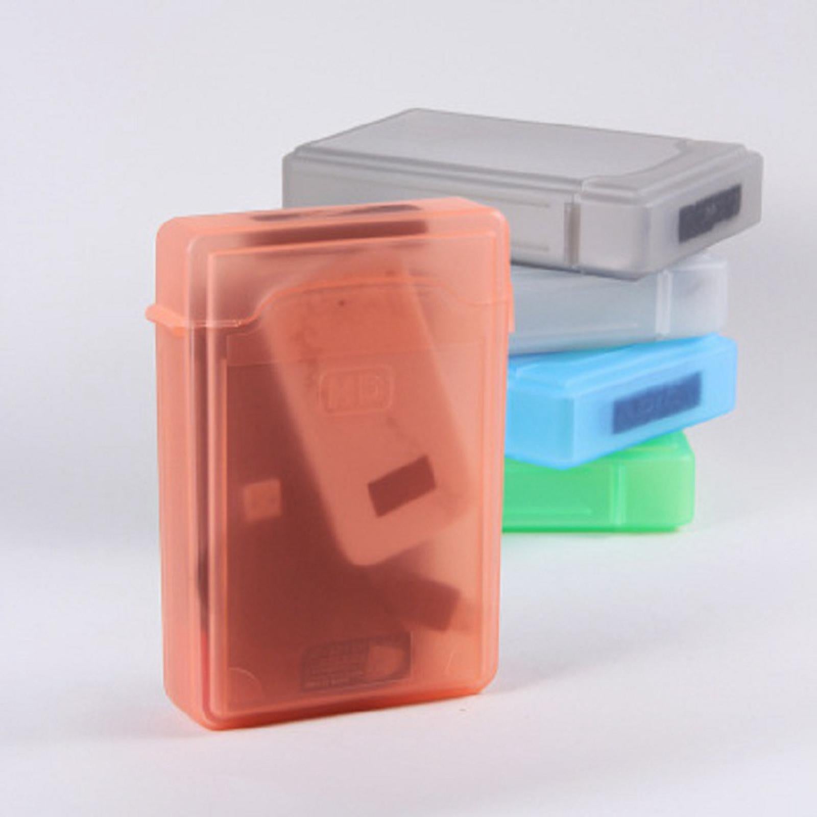 Travel 3.5'' SATA Hard Disk Drive HDD Case Waterproof Impact Resistant Orange