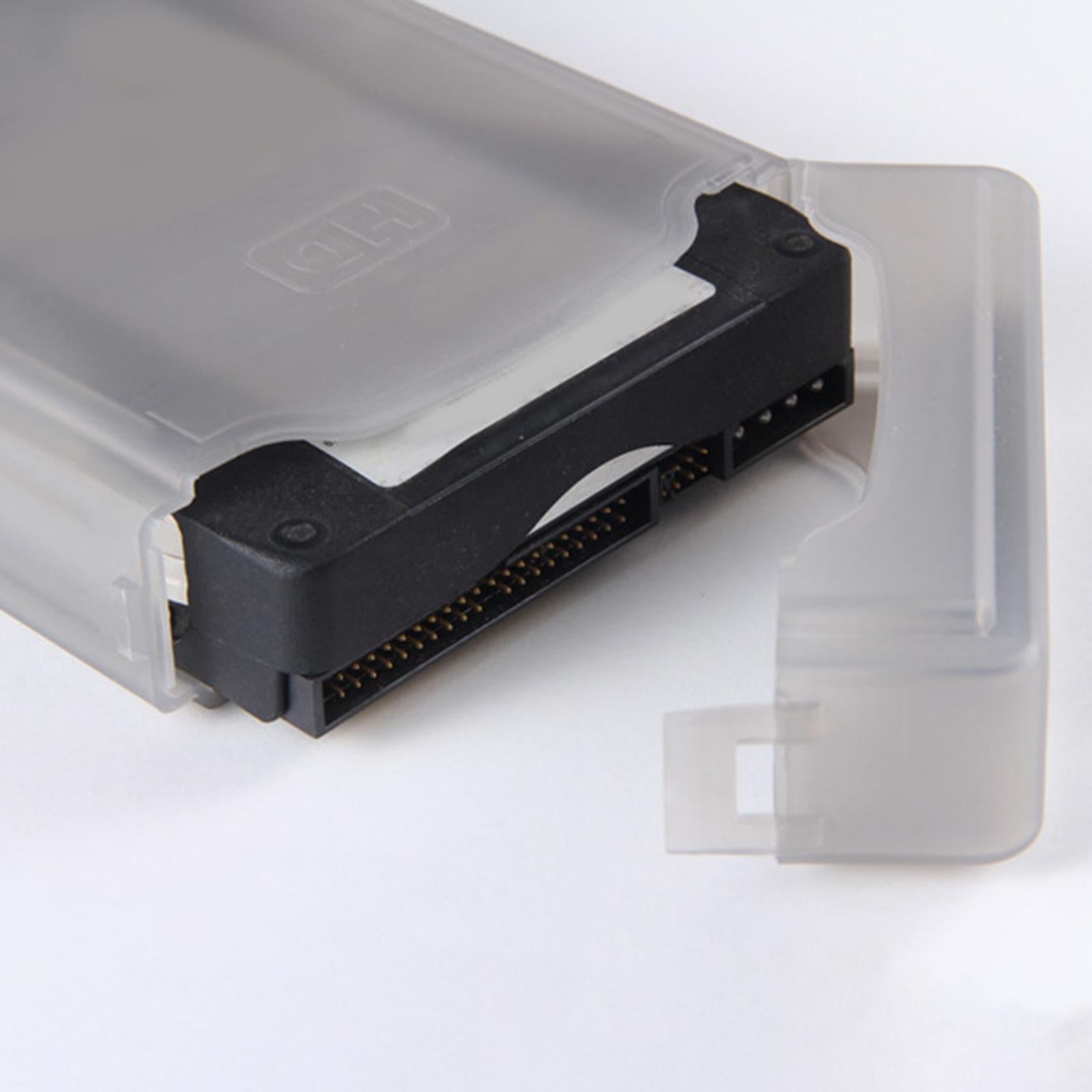 Travel 3.5'' SATA Hard Disk Drive HDD Case Waterproof Impact Resistant Orange