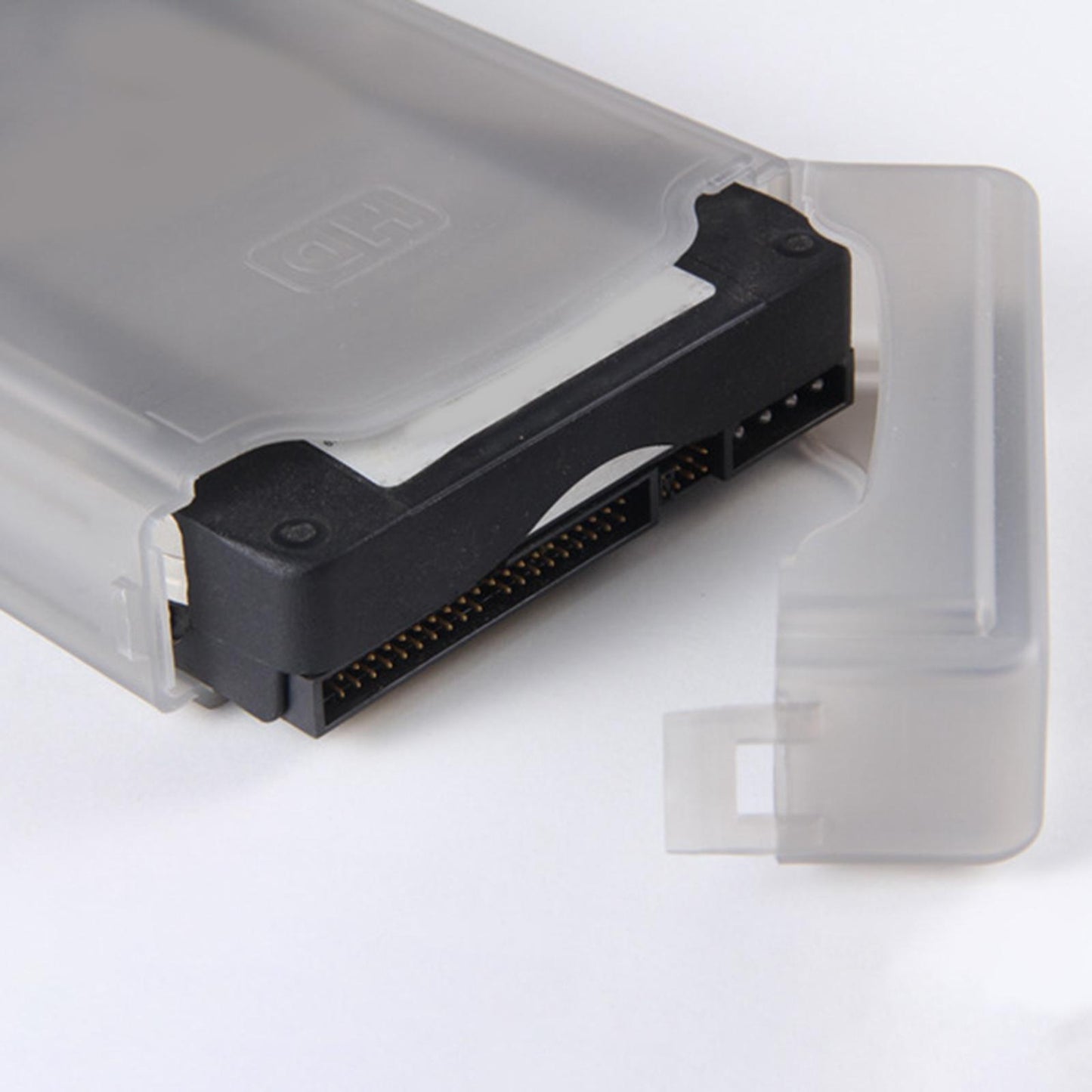 Travel 3.5'' SATA Hard Disk Drive HDD Case Waterproof Impact Resistant Orange