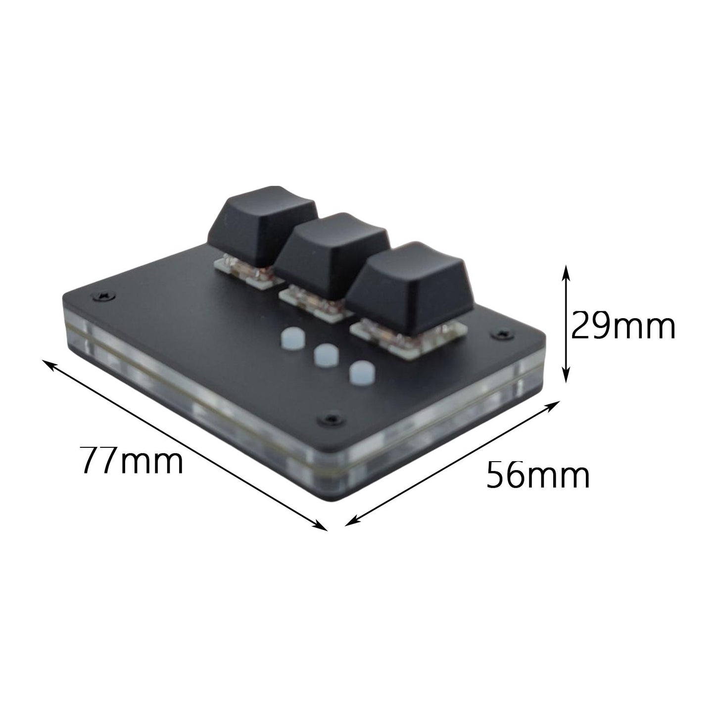 Mechanical Keyboard Standard Keyboard Replacement for Drawing Gaming Switch Black