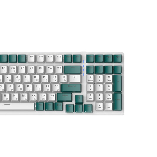 Russian Mechanical Keyboard Backlit 98% Allocation for PC Laptop Gamer Style C