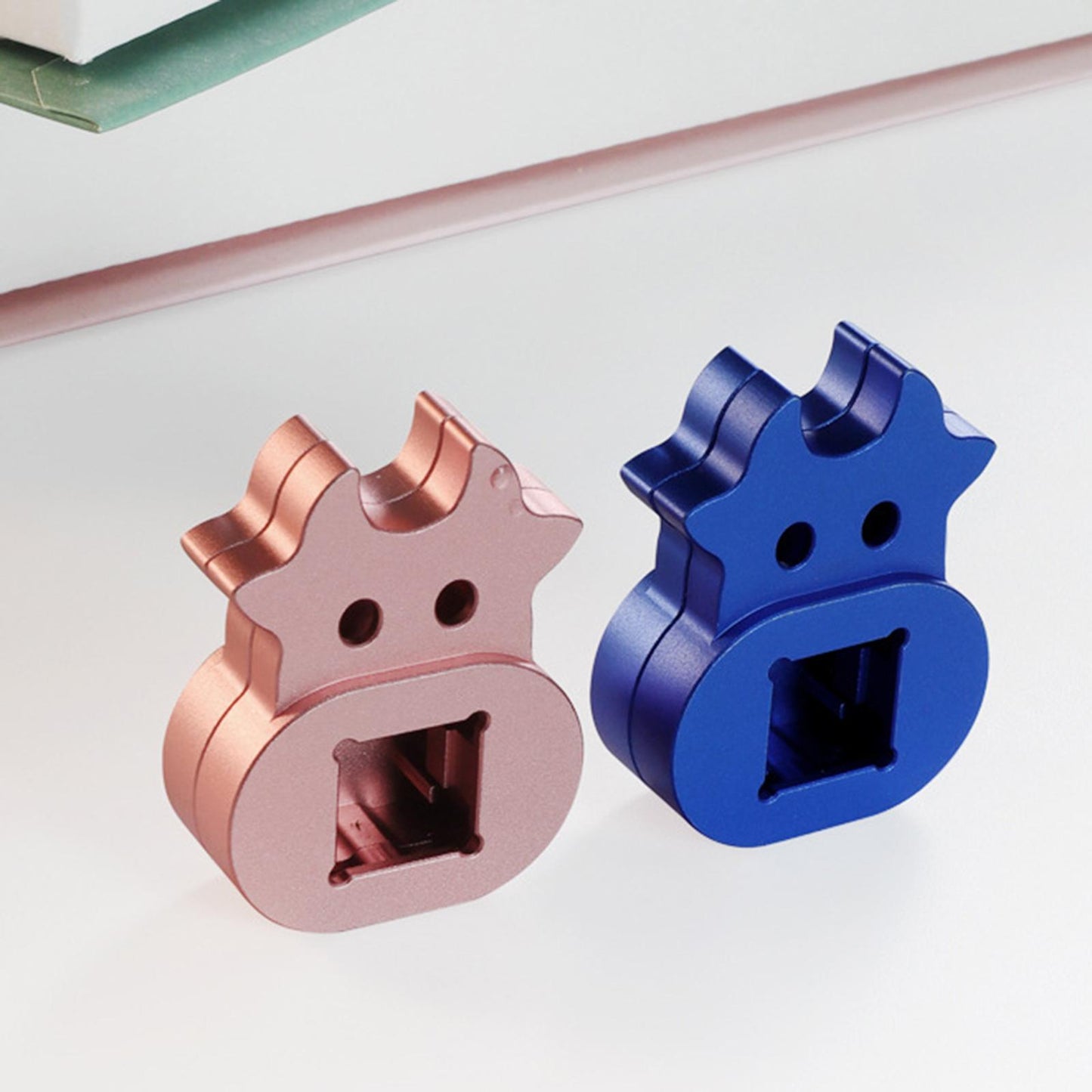 Mechanical Keyboard Switch Opener 2 Structure Portable Cute Aluminum Alloy Blue