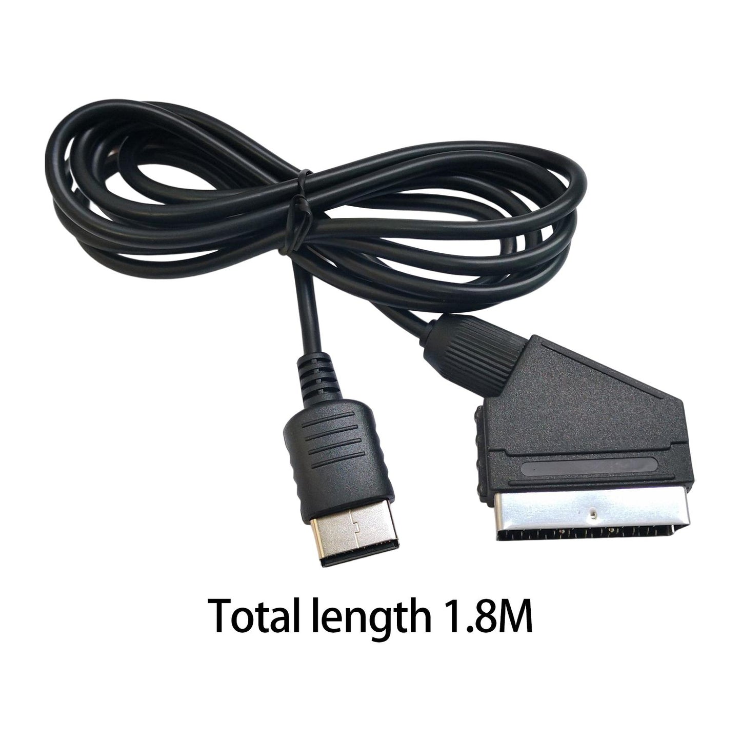 SCART Cable 1.8M Length Sturdy RGB for DC Portable RGB SCART Cable