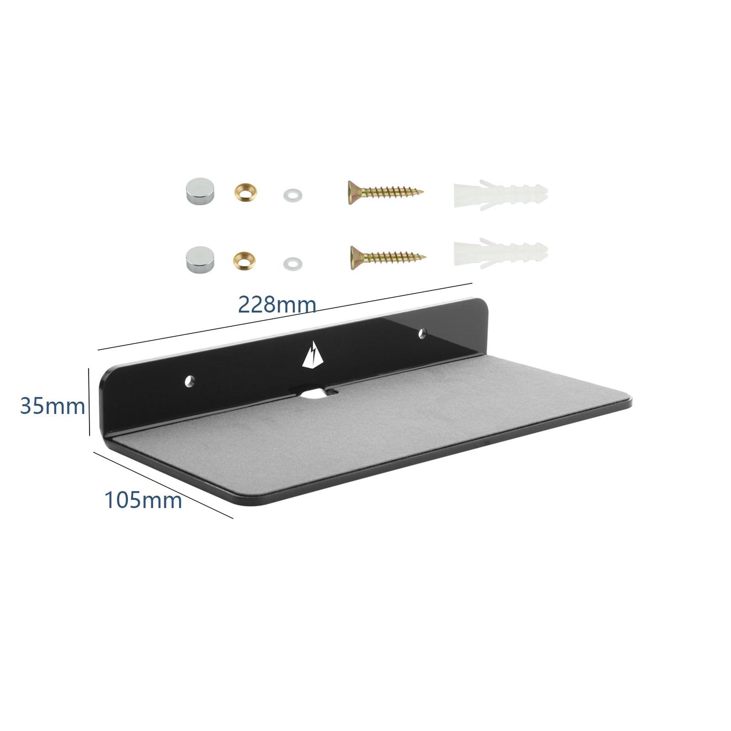 Speaker Stand Hanger wall Mount for Sound Bars Speakers Black