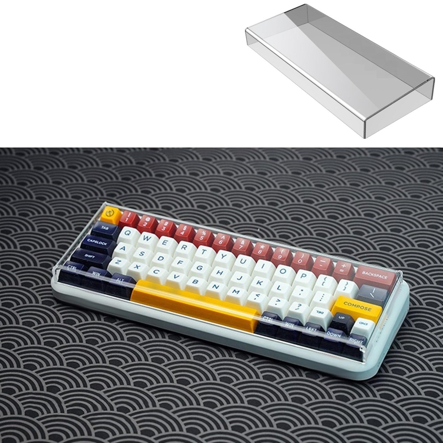Mechanical Keyboards Dust Cover Transparent Film Protector Case for Computer S