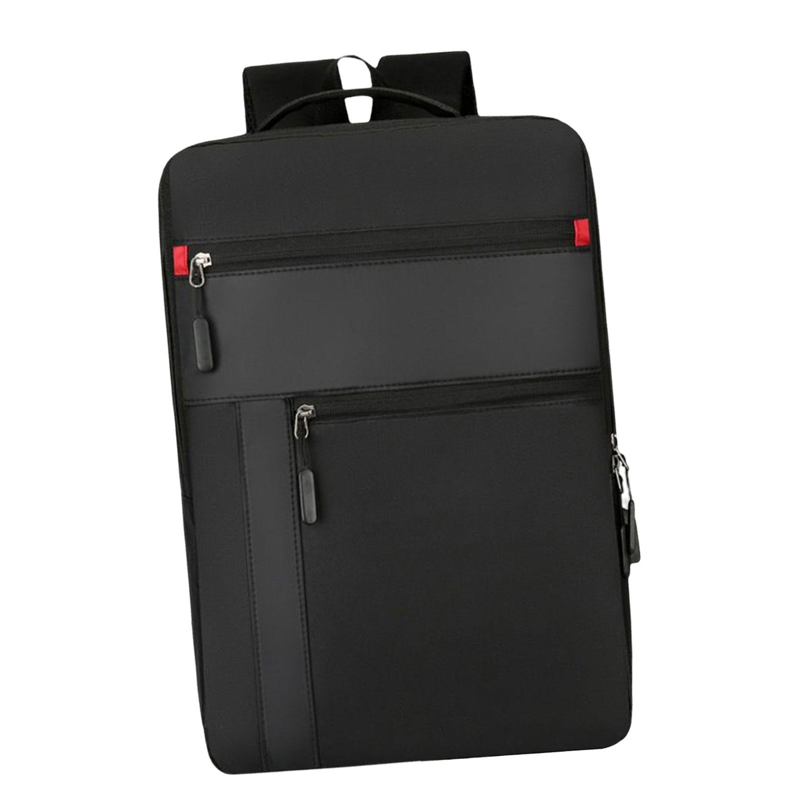 Backpack Clean Design Large Casual Backpack for 15.6 inch Laptop College Men Black